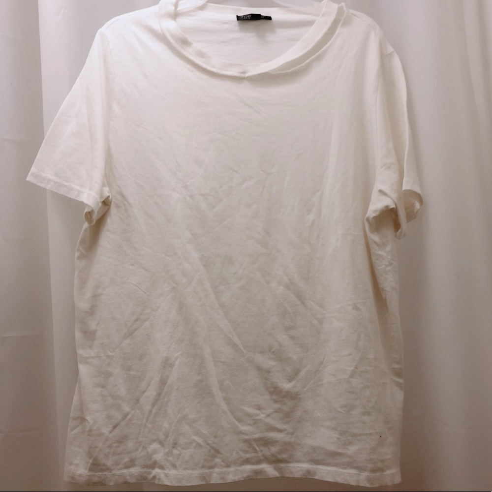 Topshop slit collar shirt